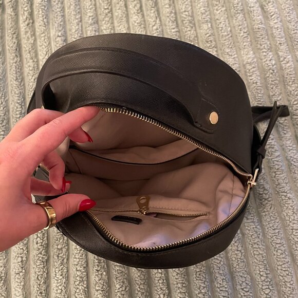 Calpak Rounded Kaya Mini Backpack - Black - Picture 3 of 6